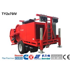 Cheap Overhead Transmission Hydraulic Max Tension2x70/1x140kN Cable Tensioner for sale