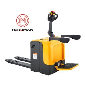 China 7km/H 2500KG Hydraulic Walkie Front Rider Pallet Jack on sale