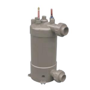 China Cost-effective Aquarium Chiller Coil in Shell Heat Exchanger Pure Titanium Coil Heat Exchanger for Swimming Pool Heat Pump on sale