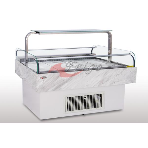 New Island Open Chiller - For Cheese - Sweet - Stainless Steel Shelf - 2 to 6