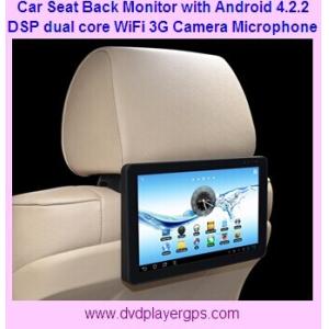 car back seat monitor with Wifi,3G Function,FM transmitter,Capacitive Touch