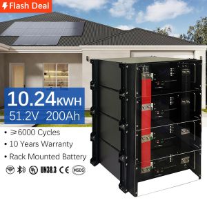 China 5kw 10kw 15kw 16kw 48v 100Ah 200ah 300Ah Lithium Ion Cost of Home Solar Panels Battery for House Backup Power With Wheels on sale