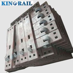 Cheap HTTP 3/4&quot; Inch 1&quot; Inch Thick Hook Twin Tie Plates For Railroad Popular In North America for sale