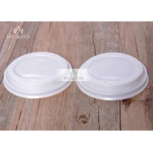 China Compostable Disposable Lids Plastic - Free PLA Sip For Hot Beverage Cups on sale