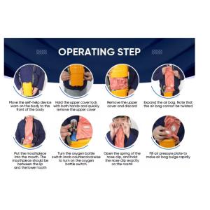 New Compressed Oxygen Self-rescue Coal Mine Breathing Coal Mine Self-rescue