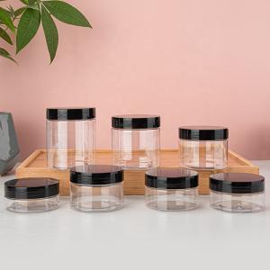 China Facial Mask Eye Cream Plastic Cosmetic Jars 150ML 200ML 250ML on sale