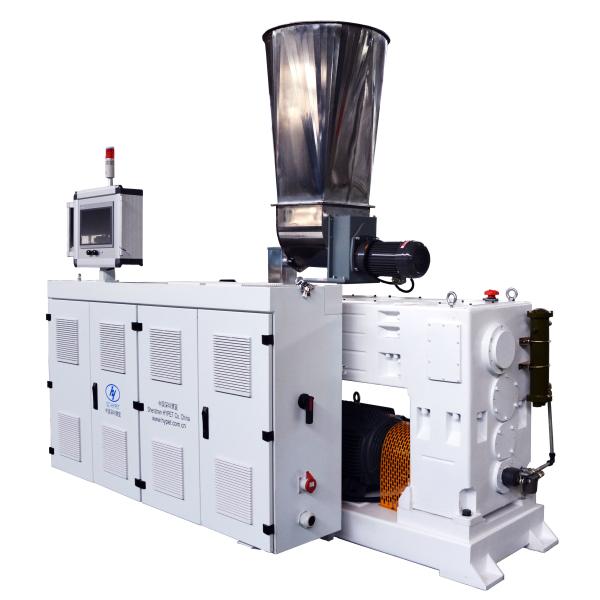 Quality Twin Conic Screw PVC Extruder Machine High Output PLC Operating System wholesale