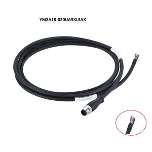 Cheap PUR Unshielded Male M12 A Coded Cable Sensor Actuator 8pin Connectors 2m for sale