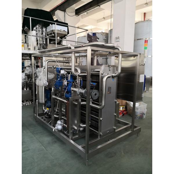 Depend Machine Capacity Plate Juice UHT Sterilizer Milk Pasteurizer Machine in Polish