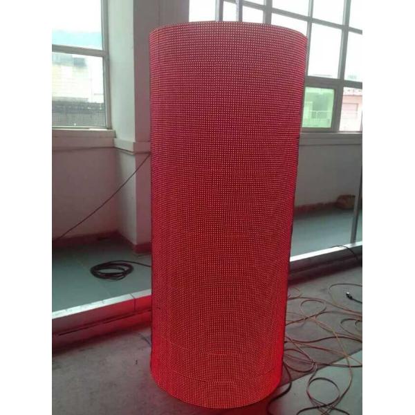 420W 1920hz Indoor Flexible Led Screen , Flexible Led Curtain Display High Brightness