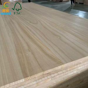 Unfinished Paulownia Tomentosa Wood Board with Smooth Surface and Moisture