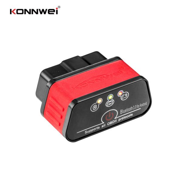 Easy Use Konnwei Car Diagnostic Scanner Ob2 Bluetooth Scan Tool Engine Fault