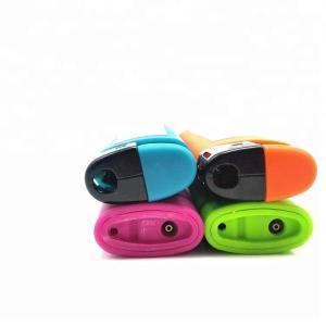 Five Colors Plastic Refillable Gas Lighter 8.2*2.42*1.23cm with Materials from
