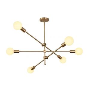 Cheap Glass Ball Sinple Style Living Room Modern LED Chandelier for sale