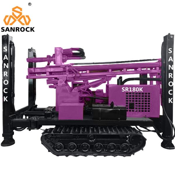 Quality Hydraulic Water Well Drill Machine Mud Pump BW160/10 2.0m Drill Rod Length Small Water Drilling Rig wholesale