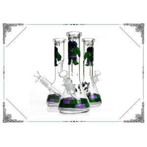 China The Hulk Glass Smoking Water Pipe Beaker Bong Ingot Ice Catcher Bongs Hookah pipes on sale