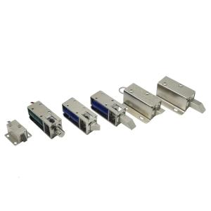 1054-4b DC 12/24 Volt Normally Closed Mini Push Pull Solenoid Lock for Cabinet