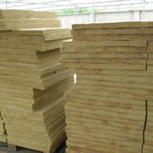 Rectangular 50mm Rockwool Insulation Material For Heat Sound Insulation