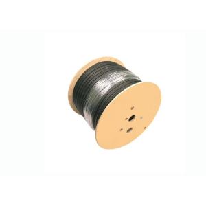Black Jacket 18 AWG Copper Coaxial Cable For CATV / CCTV / DBS System