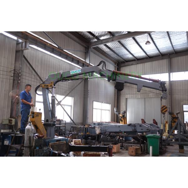 0.6T Telescopic Boom 8m Deck Pedestal Marine Cranes