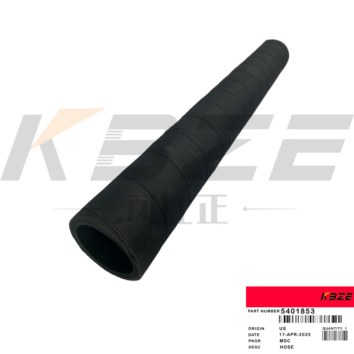 KBZE 5401853 CUMMINS 3.3 ISB QSB OIL COOLER CORE HOSE FOR EXCAVATOR
