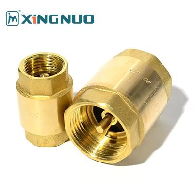 Quality Brass Spring Check Valve 1/2 inch Check Valve Brass Male Thread Check Valve Connector Tool Vertical Check Valve wholesale