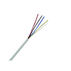 Cheap Soft Bare Copper Burglar Alarm Cable For Fire Alarm System 4C 0.22mm² Control for sale