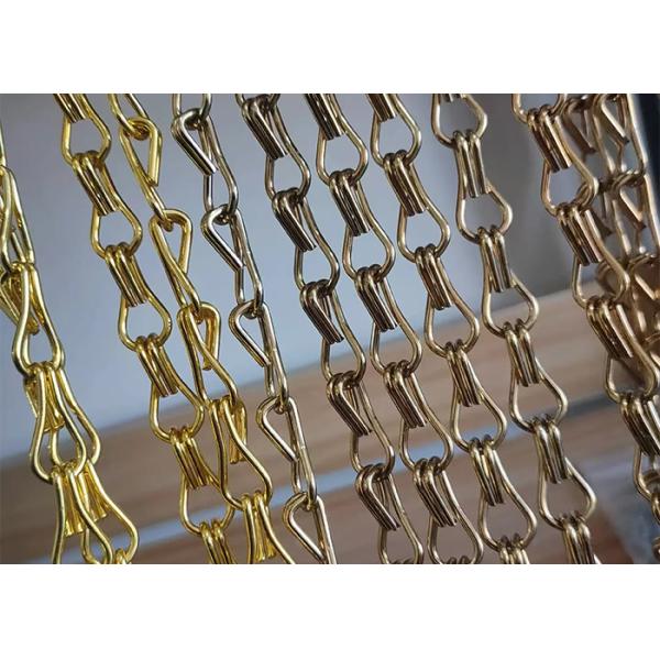 Customizable Aluminum Chain Link Mesh For Building Decoration