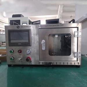 45-degree flame spread rate burning test machine ASTM D1230