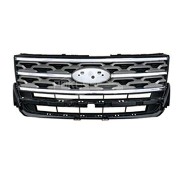 Quality Explorer Raptor Spare Parts Car Body Kits Grills JB5Z8200AK JB5Z8200AF 2018 Explorer Accessories Front Bumper Grill for Ford wholesale