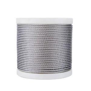 High Strength Non-Alloy Stainless Steel Wire Rope 8mm 9mm 10mm 6X12 7FC 6X24 FC