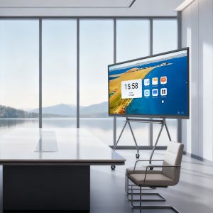 75 Inch 4K HD Screen Standard Interactive Board with Android 14.0 and 350cd/m²