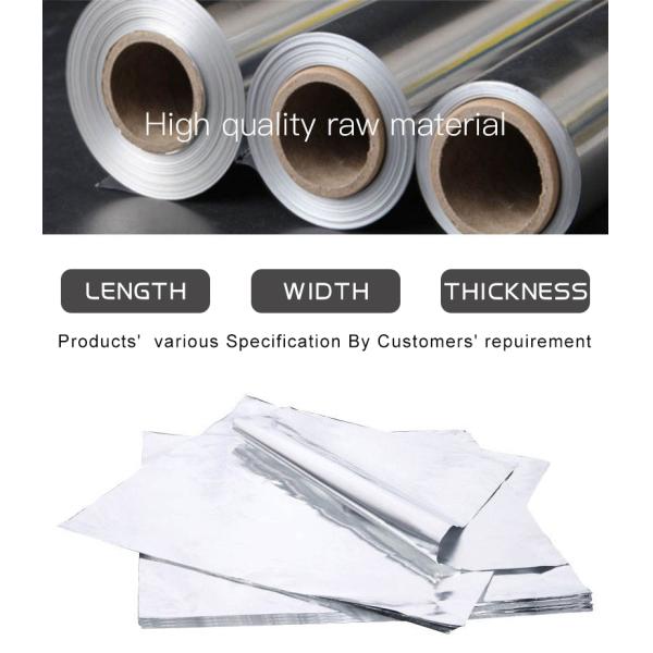 0.3mm 35 Micron Printed Brushed Aluminium Foil Roll 300 Meters Soft Temper