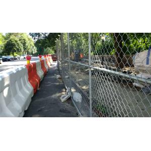 chain link temporary construction fence panels 6FT X 10F Mesh 2 3/8 " x 2 3/8" (