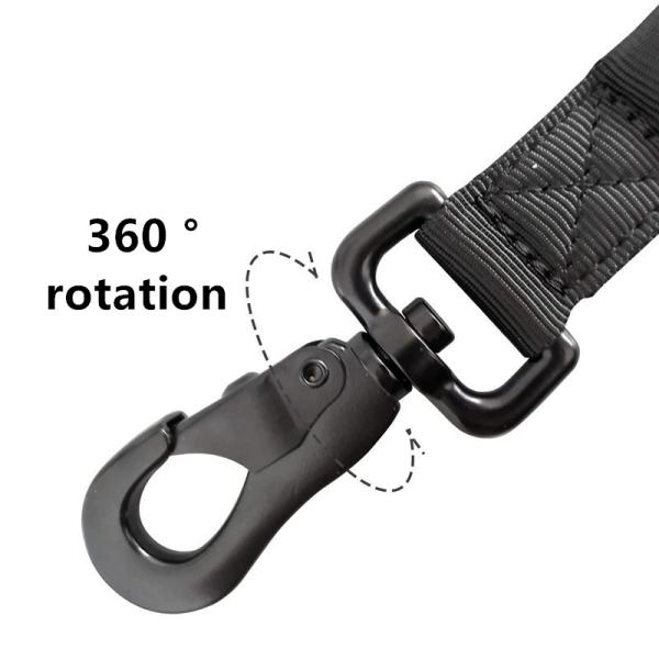 Double Layer Nylon Dog Rope Outdoor Elastic Traction Dog Belt 0.1kg