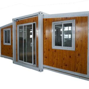 Galvanized Light Steel Frame 20ft Expandable Modular Homes With PVC Sliding