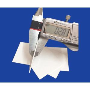 China High Strength White Thin Alumina Ceramic Plate 1800C High Temperature Resistant on sale