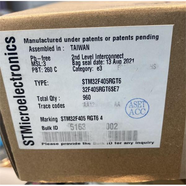 Quality STM32F405RGT6  LQFP64 SMDIntegrated Circuits MCU Controller Microcontrol wholesale