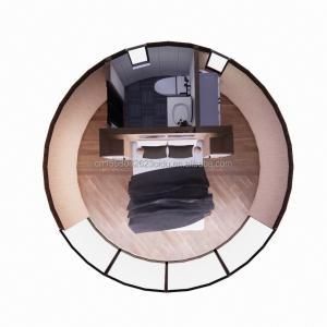 Modern Design Light Luxury Large Capacity Modular Round Tiny House Assembled
