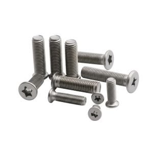 Custom Flat Head Torx Screws with DIN Standard and Hexagonal Head Style for