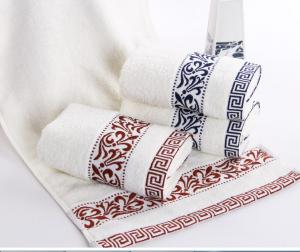 China Best quality 100 percent cotton terry face white towel for sale on sale