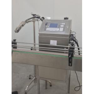 Continuous 1.2mm Date Code Printing Machine Ink Jet Printer For Plastic Bottle