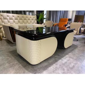 2x0.76m Computer Office Table And Chair Combo Marble