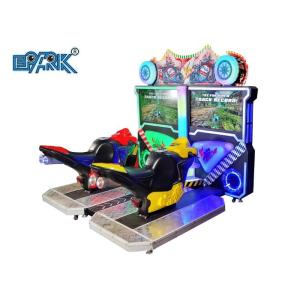Indoor 42 Inch Screen Arcade Flaming Motor Racing Simulator Video Game Machines
