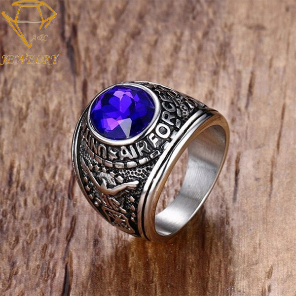 Quality Custom Mens Air Force Rings wholesale