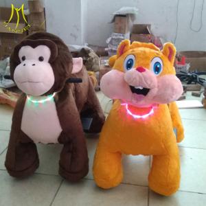 Cheap Hansel plush electrical animal toy car and kids cars of mechanical ride on horse for sale