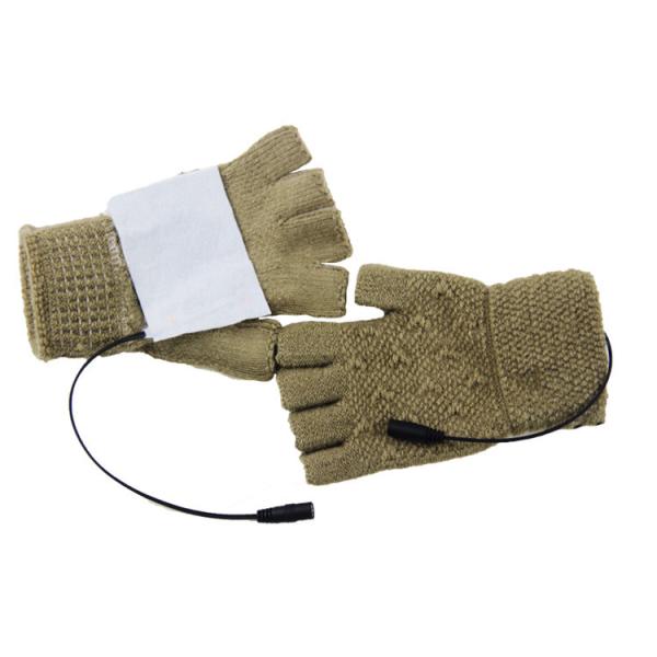 Far-Infrared Heated Knitted Wool Electric Heated Gloves For Winter Warmth And Comfort