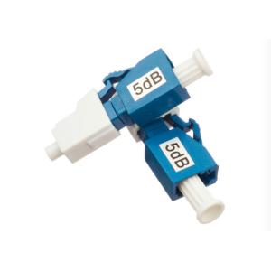 Simplex Voa Variable Optical Attenuator , LC / PC Plug Fixed 5dB Adjustable