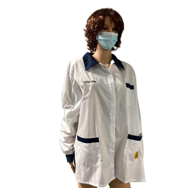Quality All Sizes Available ESD Antistatic TC Coat White Customized Color wholesale