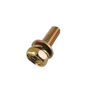 Hexagon Head Colorful Zinc Plated Carbon Steel Gr. 4.8 Bolt for Construction